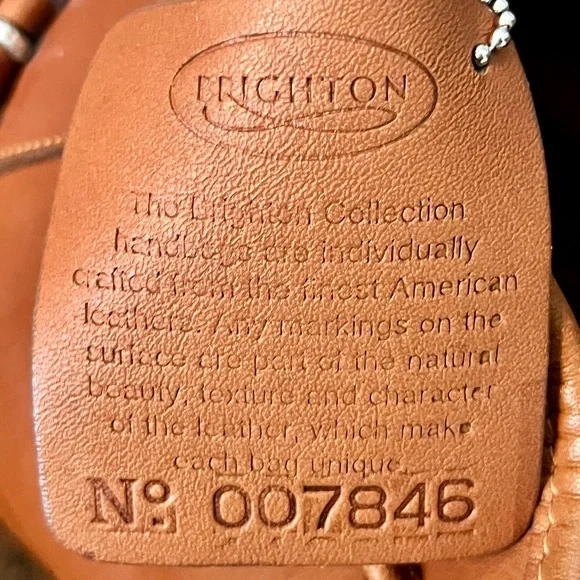 Brighton Concho Genuine Leather Bucket Bag Purse Like New - Picture 6 of 11